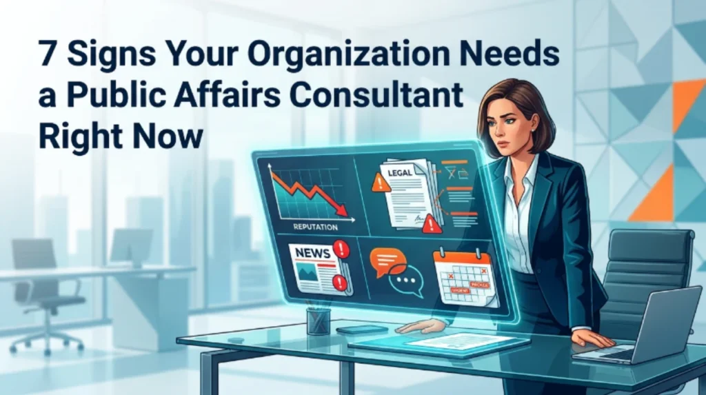 7 Signs Your Organization Needs a Public Affairs Consultant Right Now
