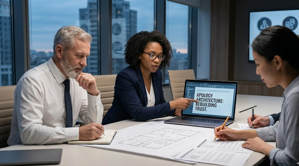 Apology Architecture How to Write an Organizational Apology That Rebuilds Trust and Avoids Making It Worse