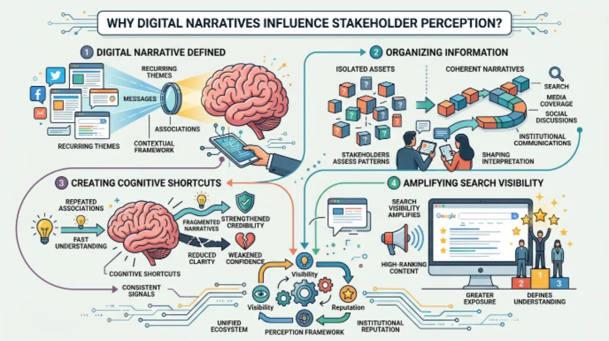 Digital Narratives Influence Stakeholder Perception