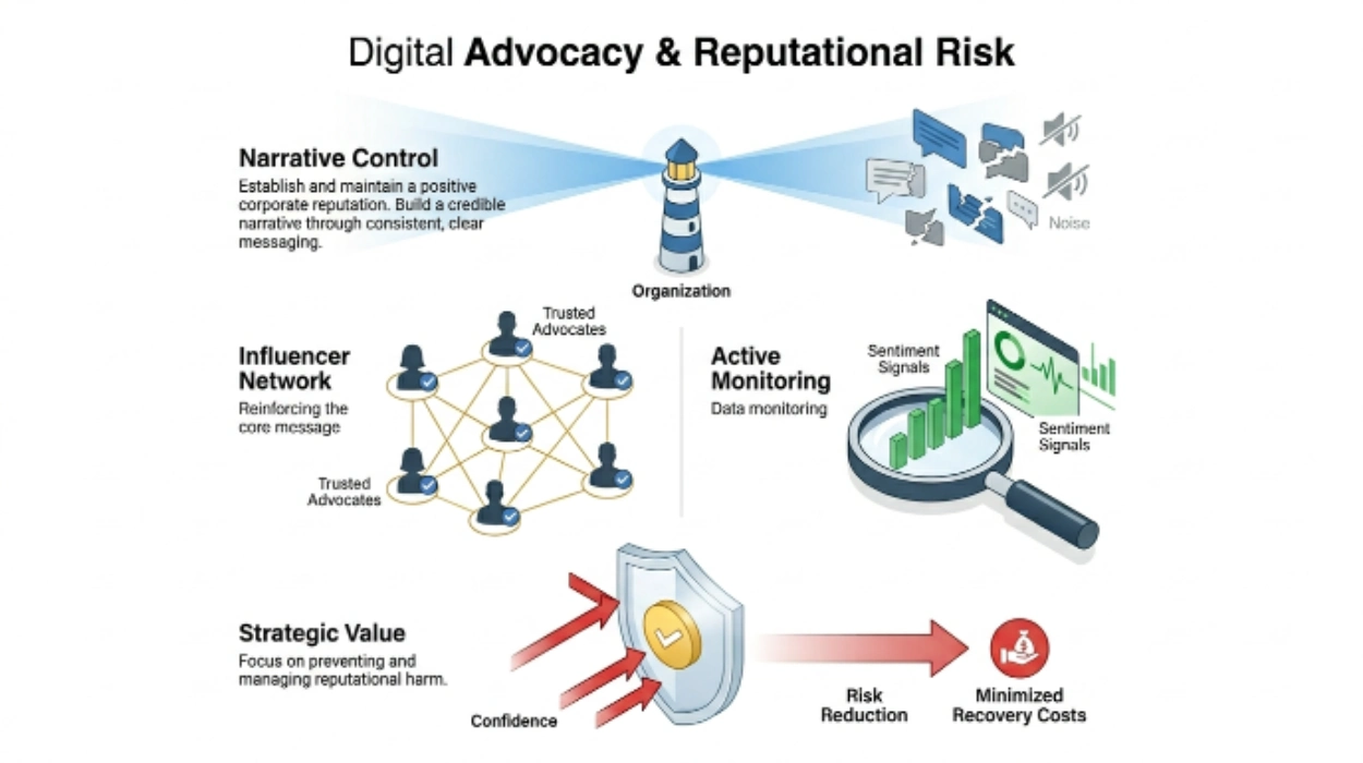 Digital advocacy reduce reputational risk during policy campaigns
