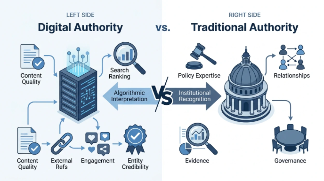How Do Search Engines and Digital Platforms Evaluate Advocacy Authority