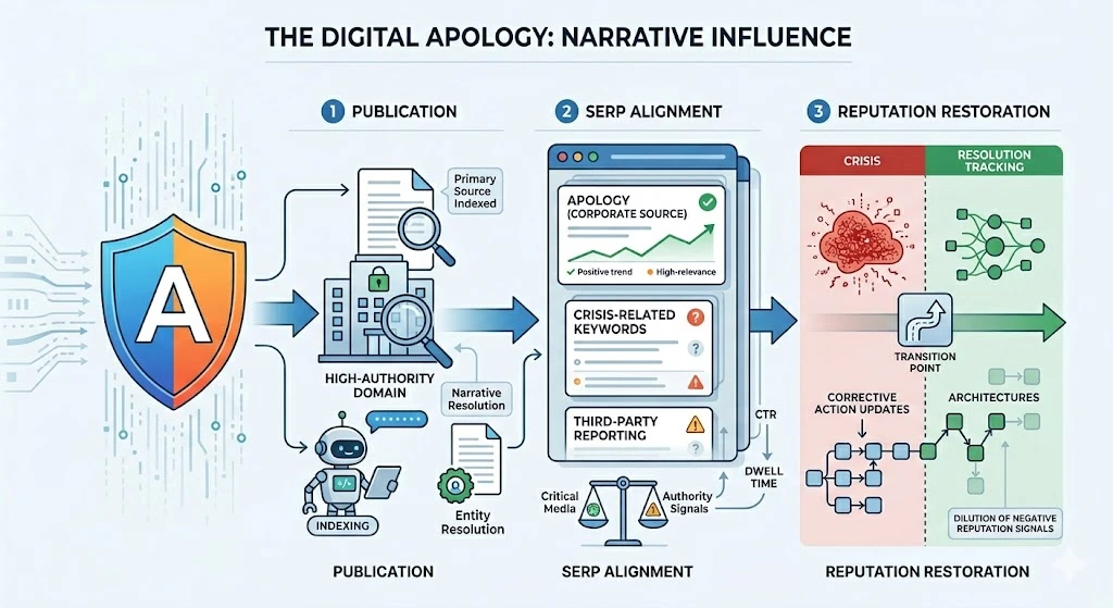 How Does a Digital Apology Affect Content Indexing and Search Visibility