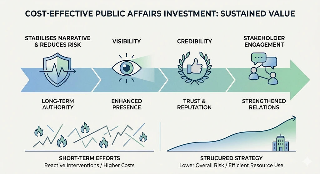 Is investing in a public affairs consultancy cost-effective long term