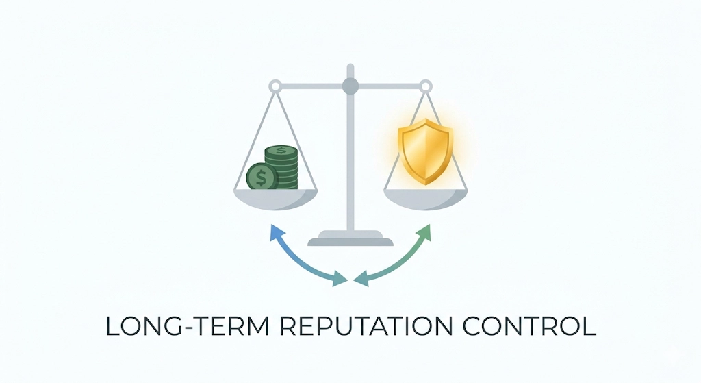 Is investing in public affairs consultancy cost-effective for long-term reputation control