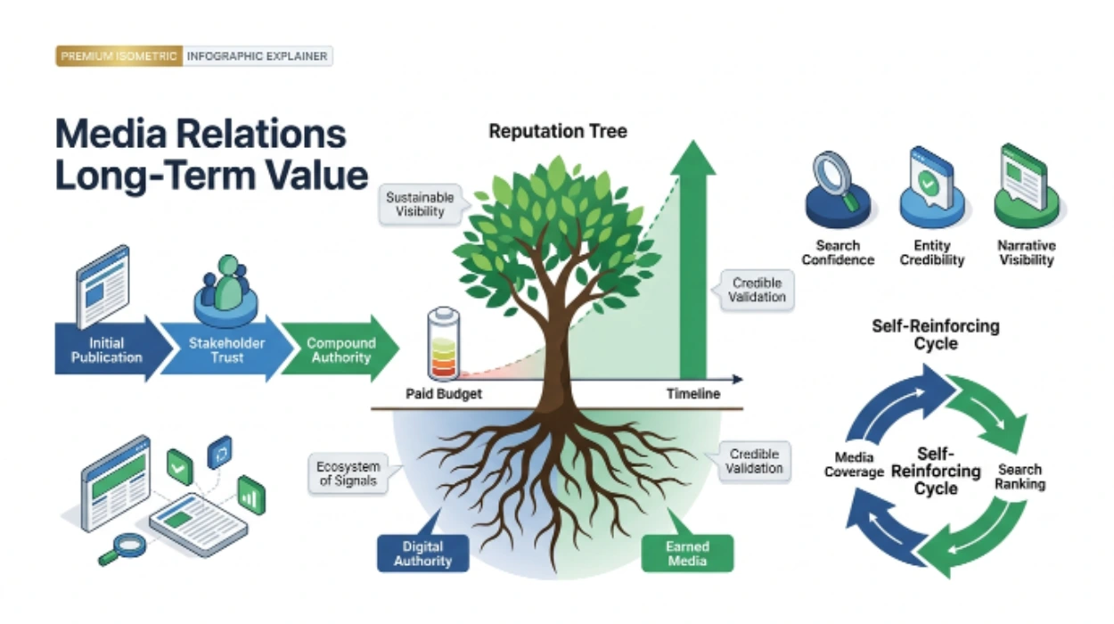 Media Relations Deliver Long-Term Value Compared with Alternative Visibility Strategies