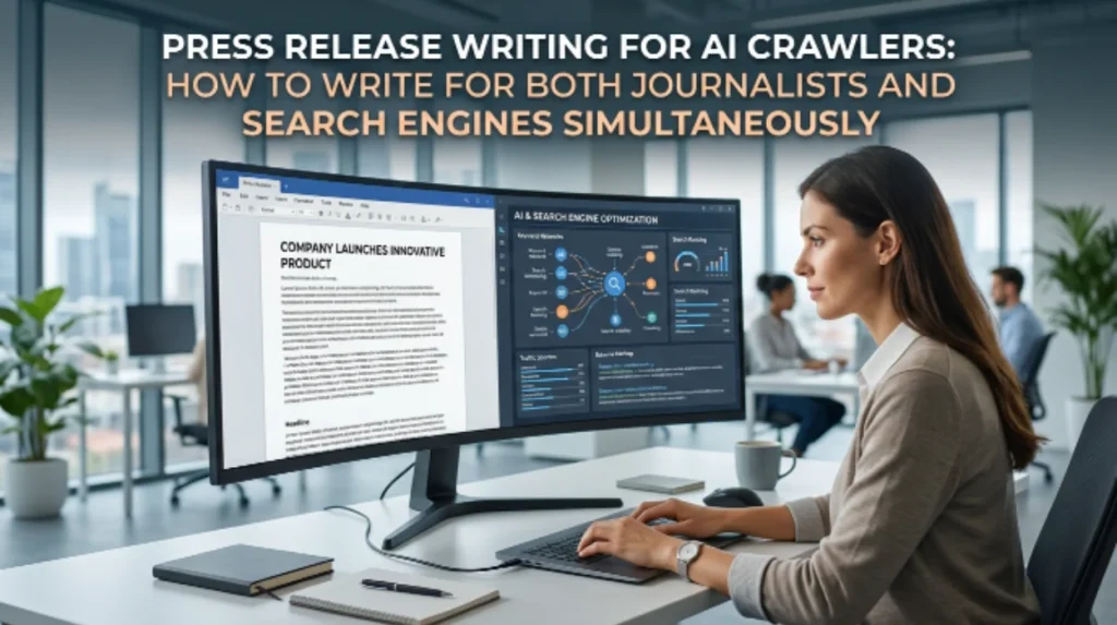 Press Release Writing for AI Crawlers How to Write for Both Journalists and Search Engines Simultaneously