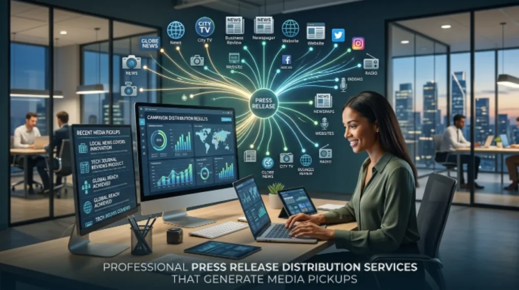 Professional Press Release Distribution Services That Generate Media Pickups