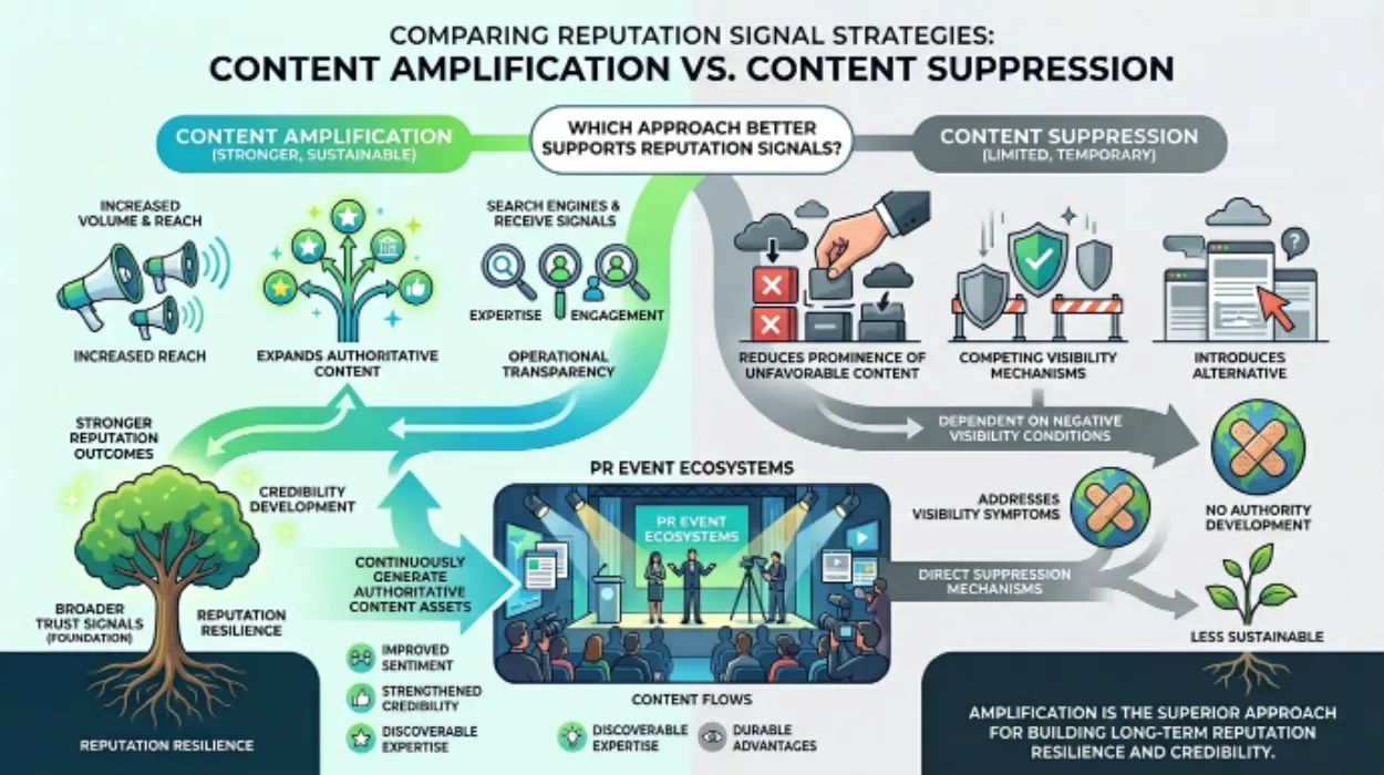 Reputation Signals Content Amplification or Content Suppression