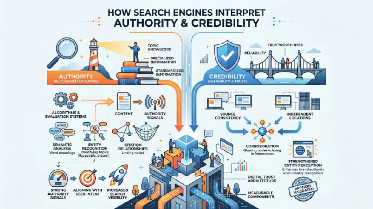 Search Engines Interpret Authority and Credibility