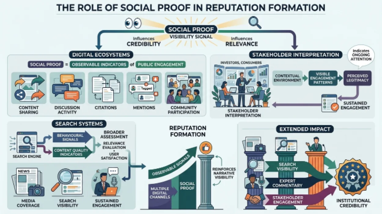 Social Proof Play in Reputation Formation