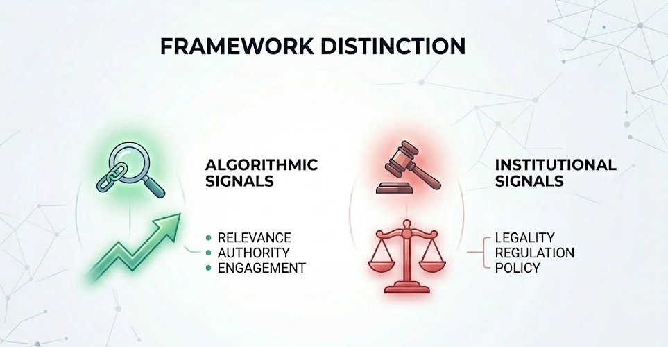 What role do search engines play in evaluating these strategies