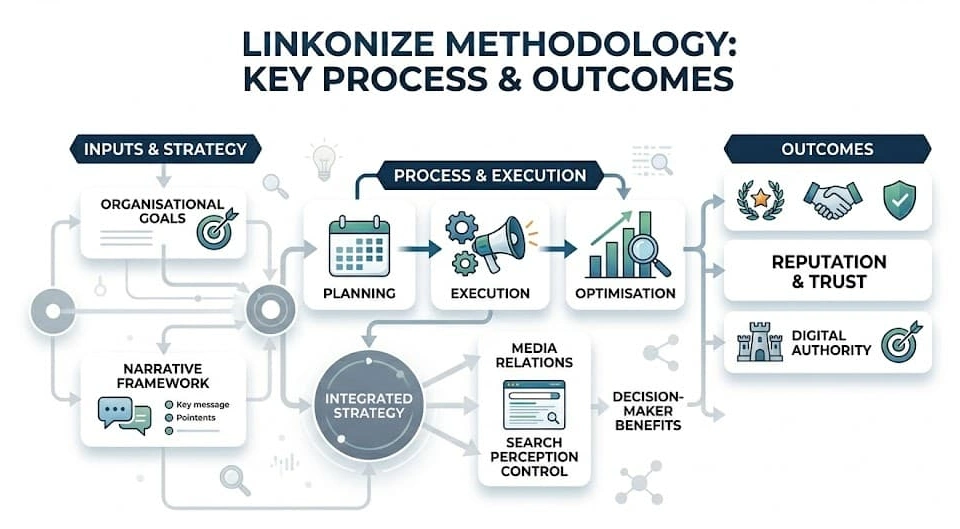 Where can organisations access a reliable, outcome-driven media relations service