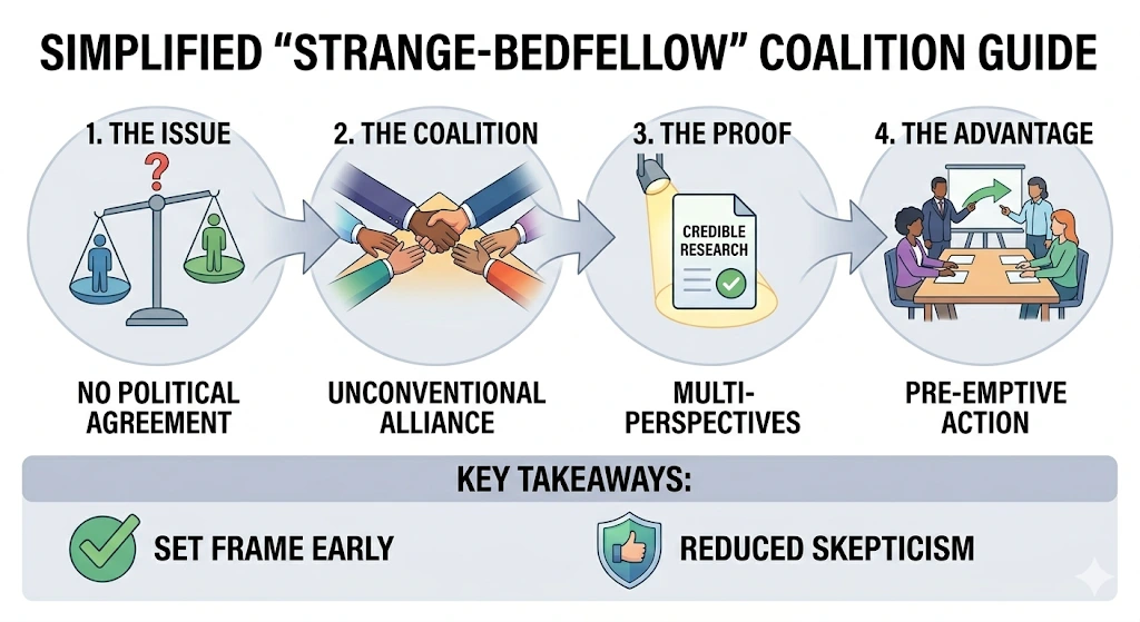 Which framework fits policy fights best