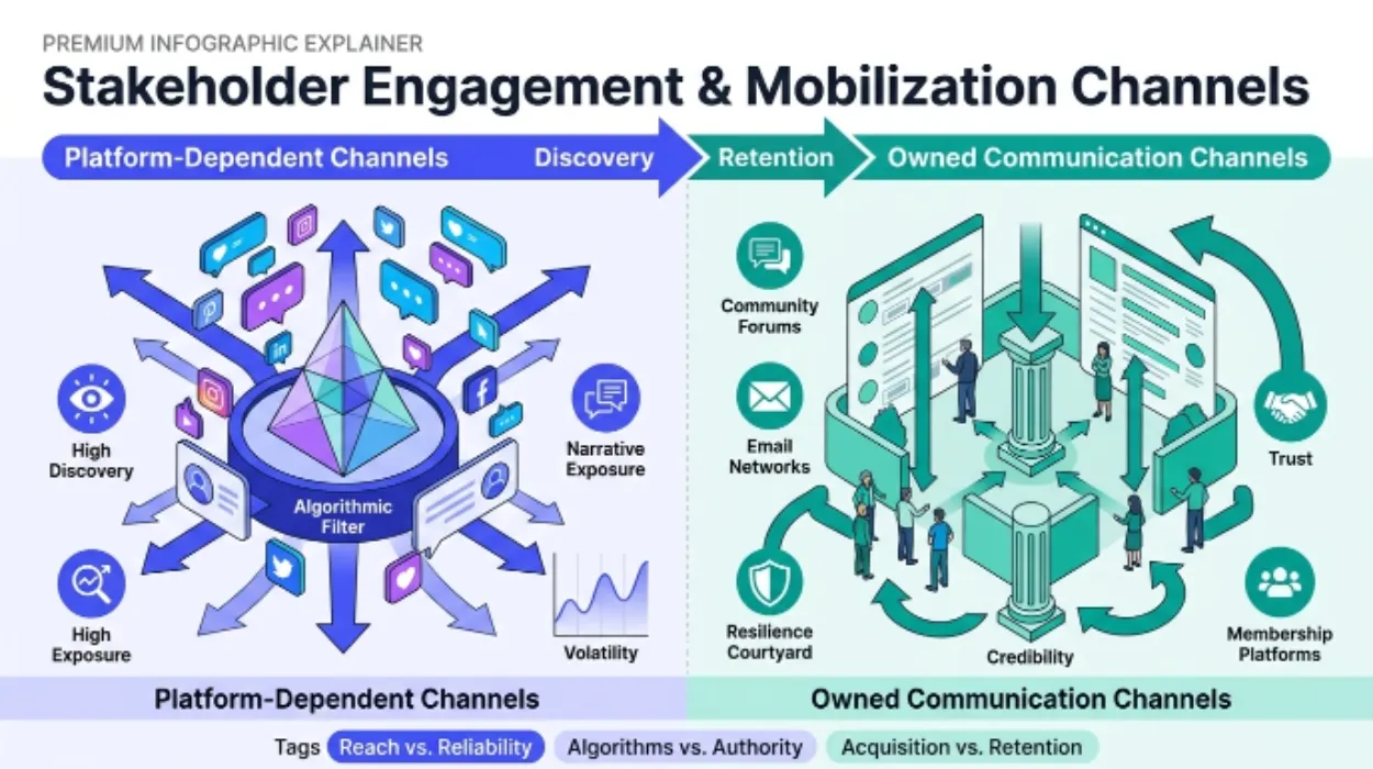 Which mobilisation channels provide the highest level of stakeholder engagement