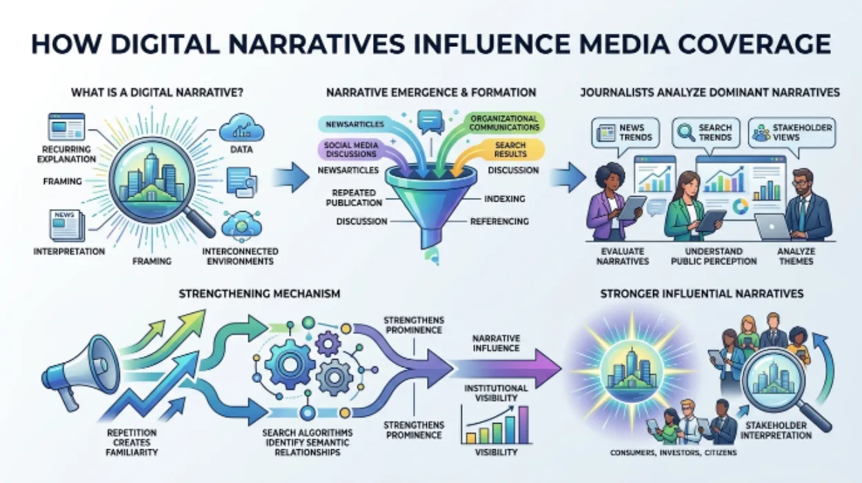 digital narratives influence media coverage