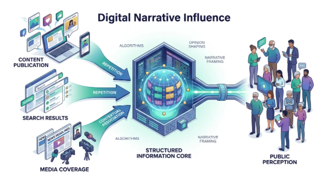 digital narratives influence public perception