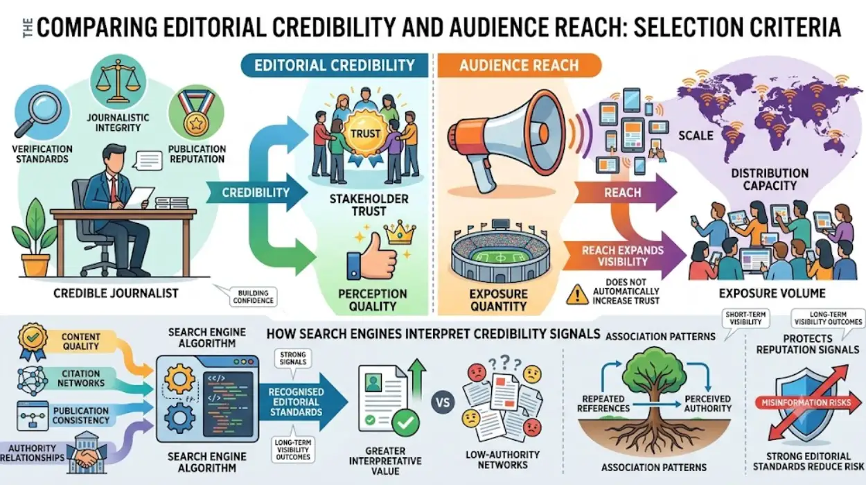 Editorial Credibility Compare with Audience Reach When Selecting Media Partners