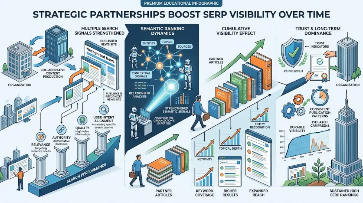 SERP visibility over time