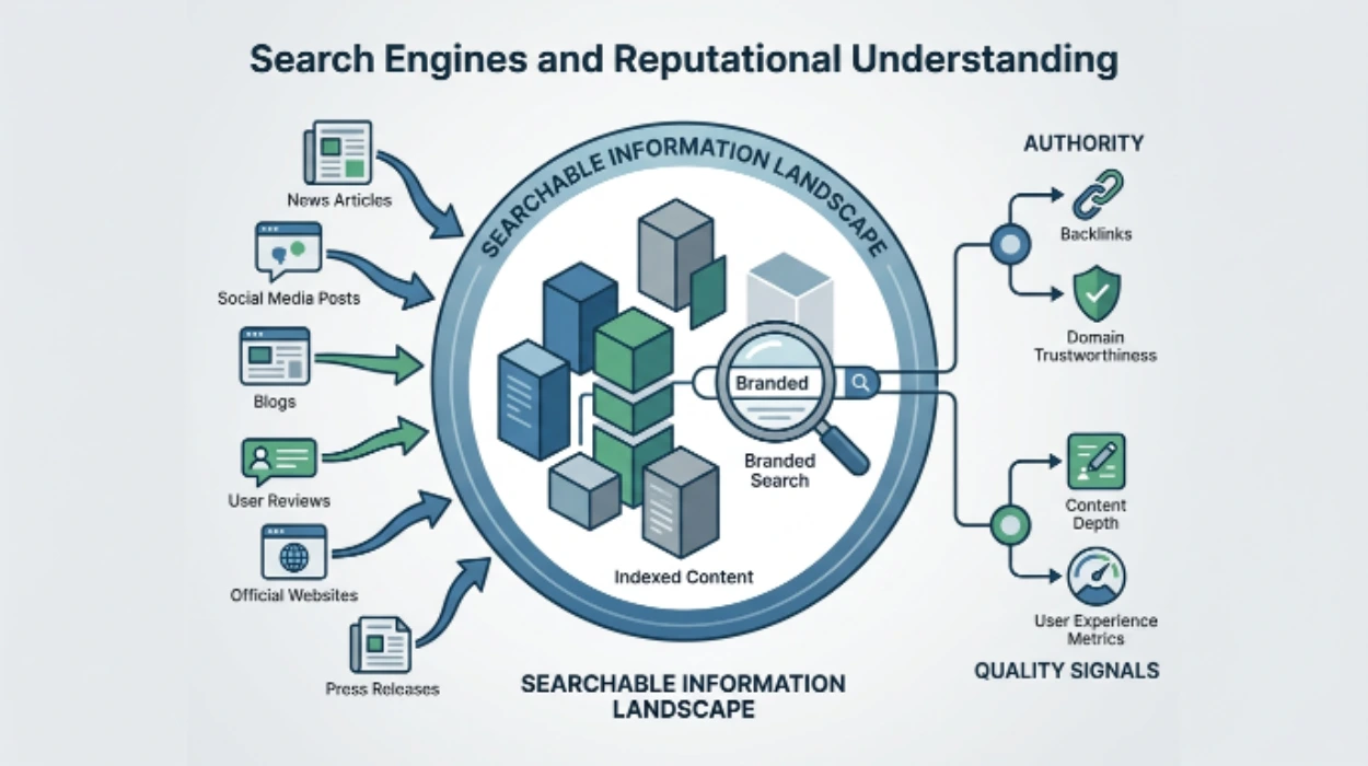 SERPs influence public perception of an entity