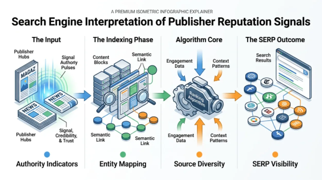 Search Engines Interpret Publisher-Based Reputation Signals